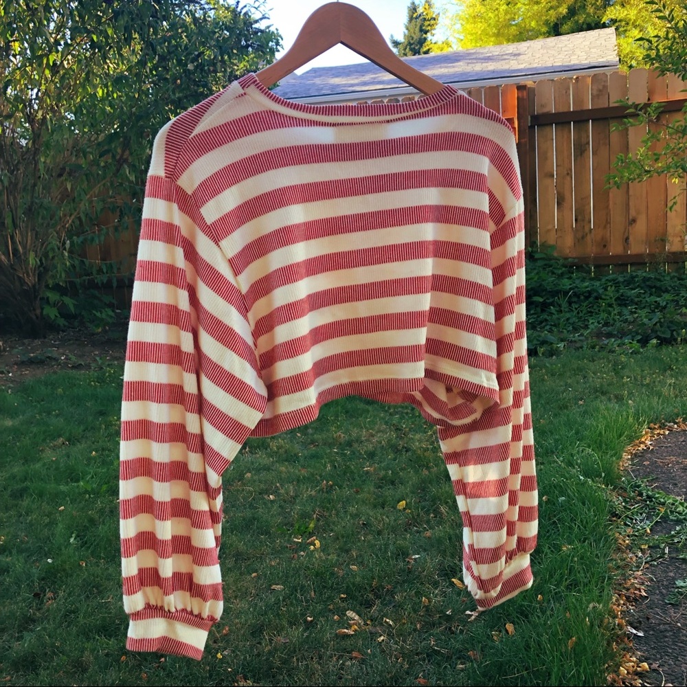Striped Crop Top